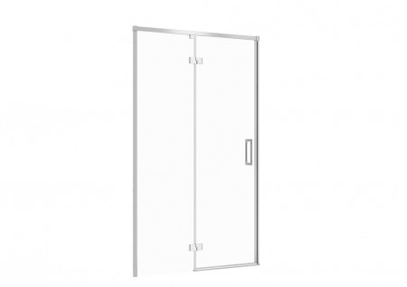 CERSANIT - Sprchové dveře LARGA chrom 120X195, levé, čiré sklo (S932-122)
