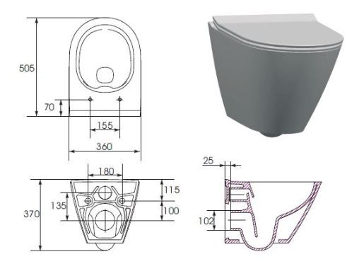 GEBERIT DuofixBasic s bílým tlačítkem DELTA21 + WC CERSANIT CLEANON CITY 458.103.00.1 21BI CI1