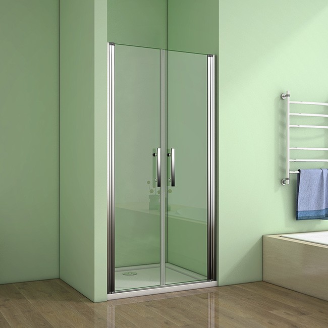 H K Sprchové dveře MELODY D2 70 dvoukřídlé 66-70 x 195 cm, čiré sklo SE- MELODYD270