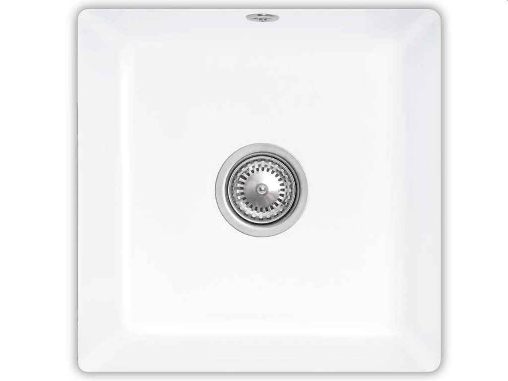 VILLEROY & BOCH Keramický dřez Subway 50 SU White alpin podstavný 440 x 440  bez excentru 332501R1