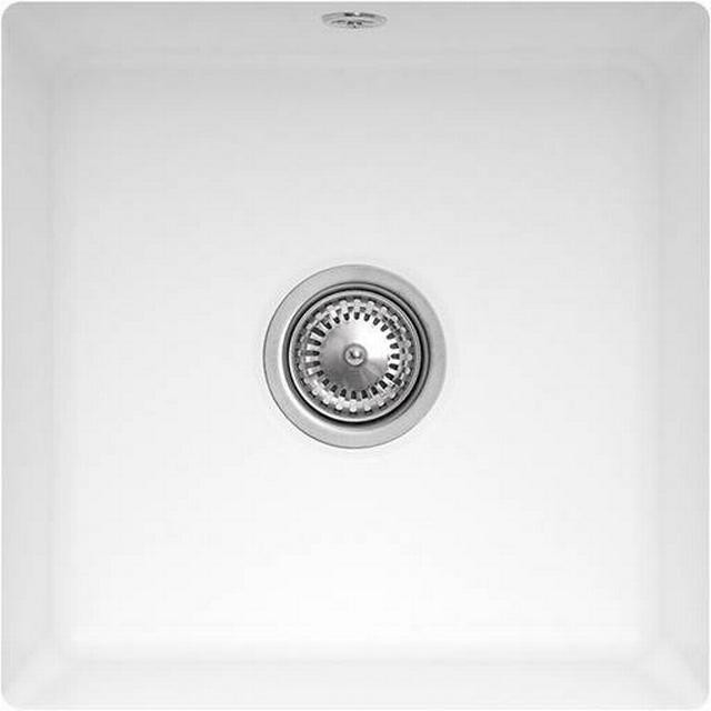 VILLEROY & BOCH Keramický dřez Subway 50 SU Stone white podstavný 440 x 440  bez excentru 332501RW