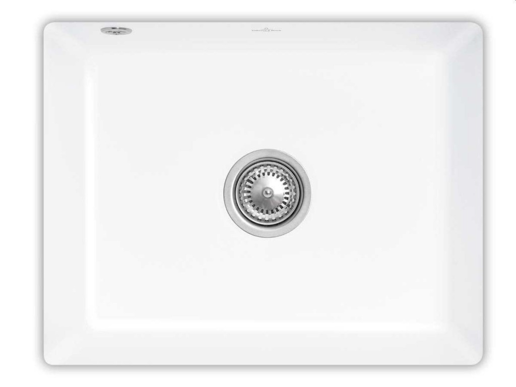 VILLEROY & BOCH Keramický dřez Subway 60 SU White alpin podstavný 545 x 440  bez excentru 331001R1