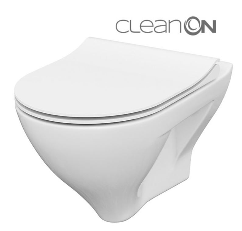 CERSANIT SET B291 závěsná mísa MILLE CLEAN ON včetně dur. sedátka SLIM S701-453