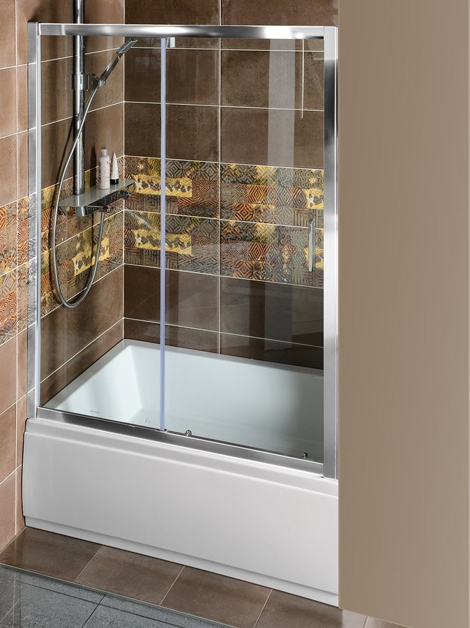 POLYSAN DEEP sprchové dveře posuvné 1400x1500, čiré sklo MD1415