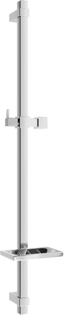 MEXEN DQ Posuvný držák sprchy s mýdlenkou, 80 cm, chrom 79381-00