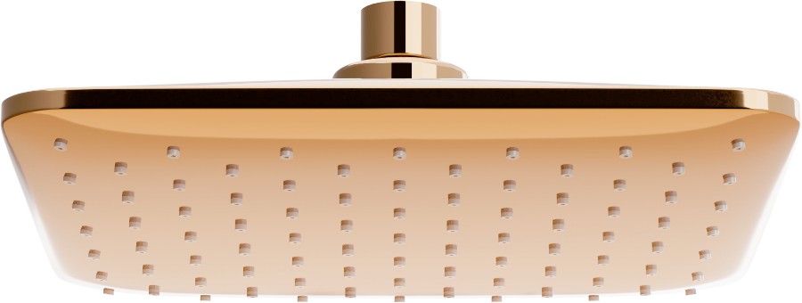 MEXEN D-62 Hlavová sprcha, 20x20 cm, růžové zlato 79762-60