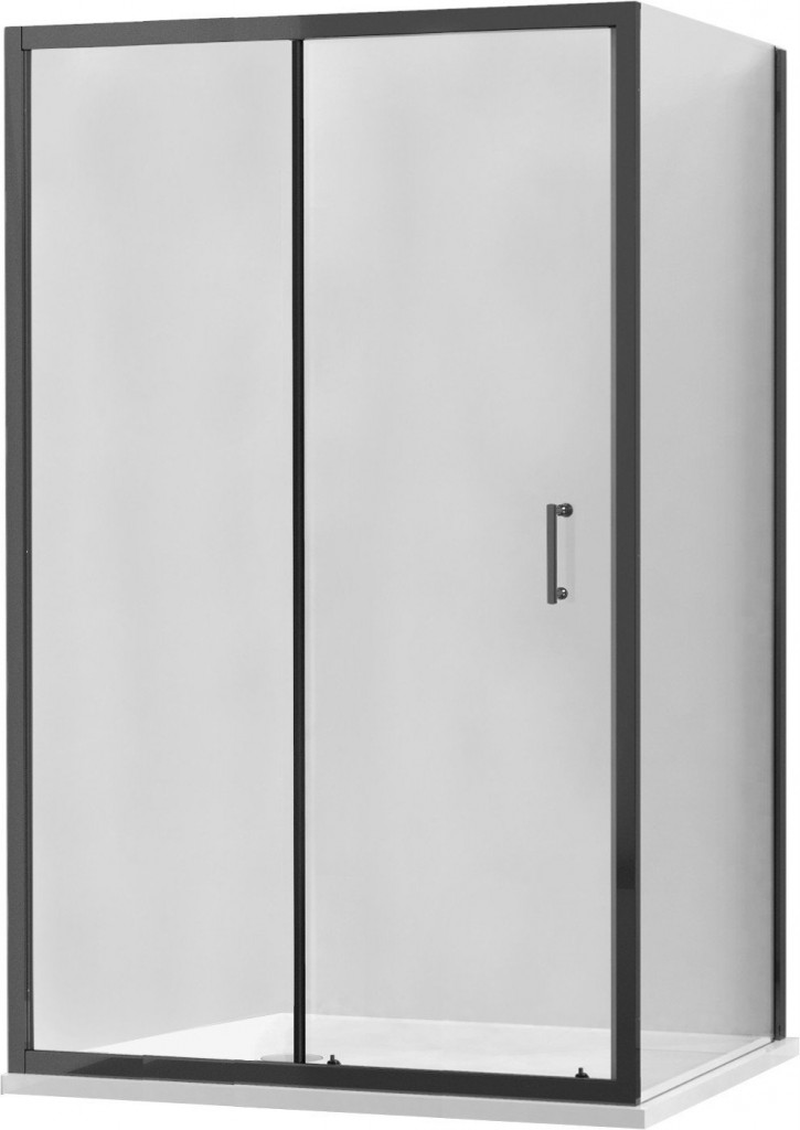 MEXEN/S APIA sprchový kout 95x90, transparent, černá 840-095-090-70-00