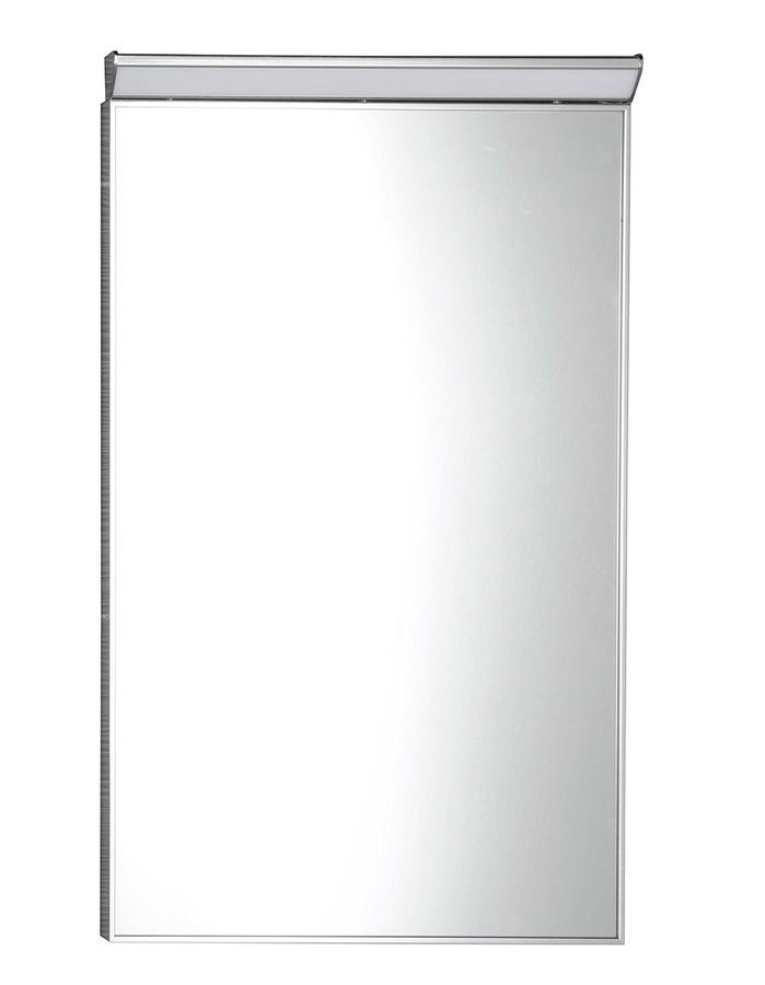 AQUALINE BORA zrcadlo s LED osvětlením a vypínačem 400x600, chrom AL746