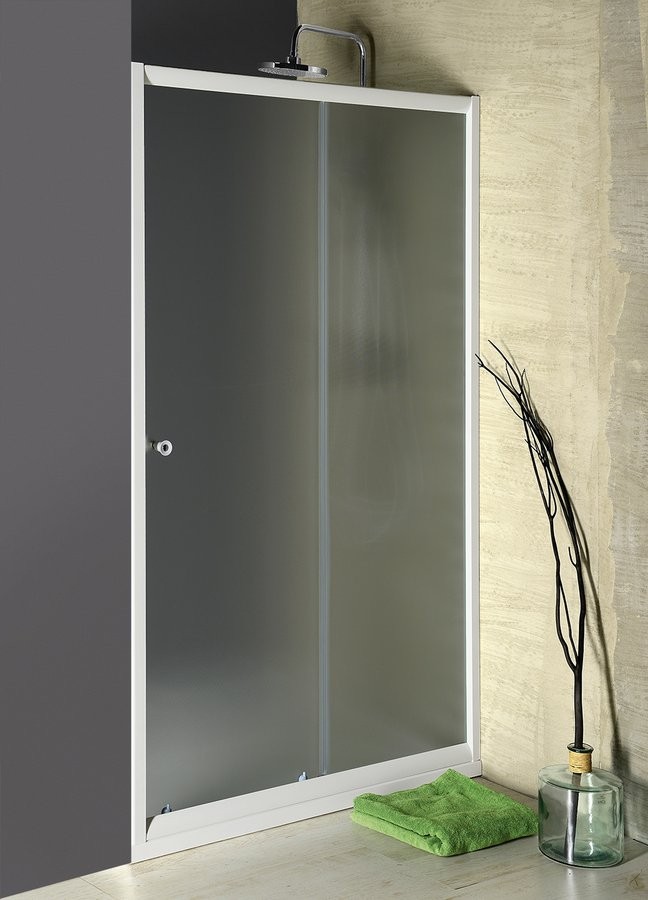 AQUALINE AMADEO posuvné sprchové dveře 1100 sklo Brick BTS110