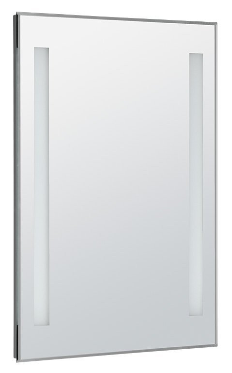AQUALINE Zrcadlo s LED osvětlením 50x70cm, kolébkový vypínač ATH5
