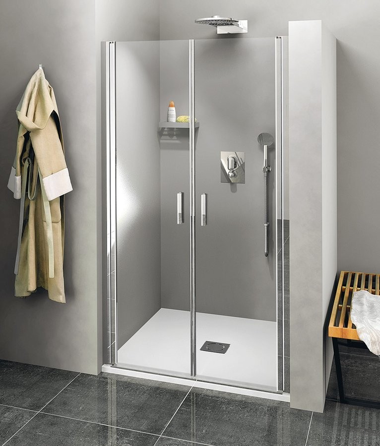 POLYSAN ZOOM sprchové dveře dvojkřídlé 800, čiré sklo ZL1780
