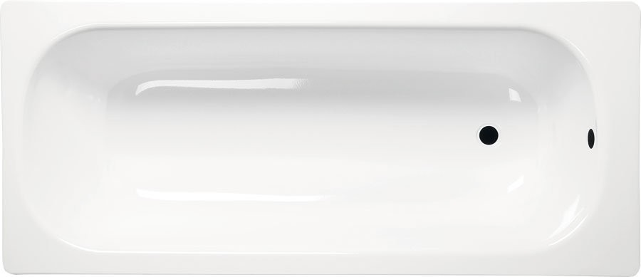 SAPHO Obdélníková smaltovaná vana 120x70x39cm, bílá V120X70