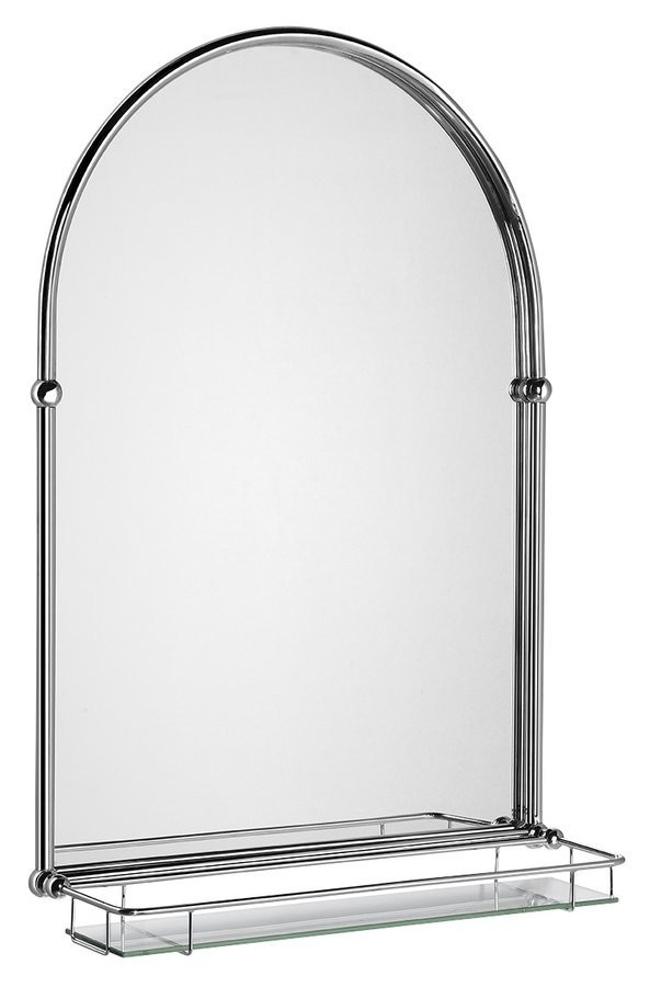 SAPHO TIGA zrcadlo s policí 48x67cm, chrom HZ202