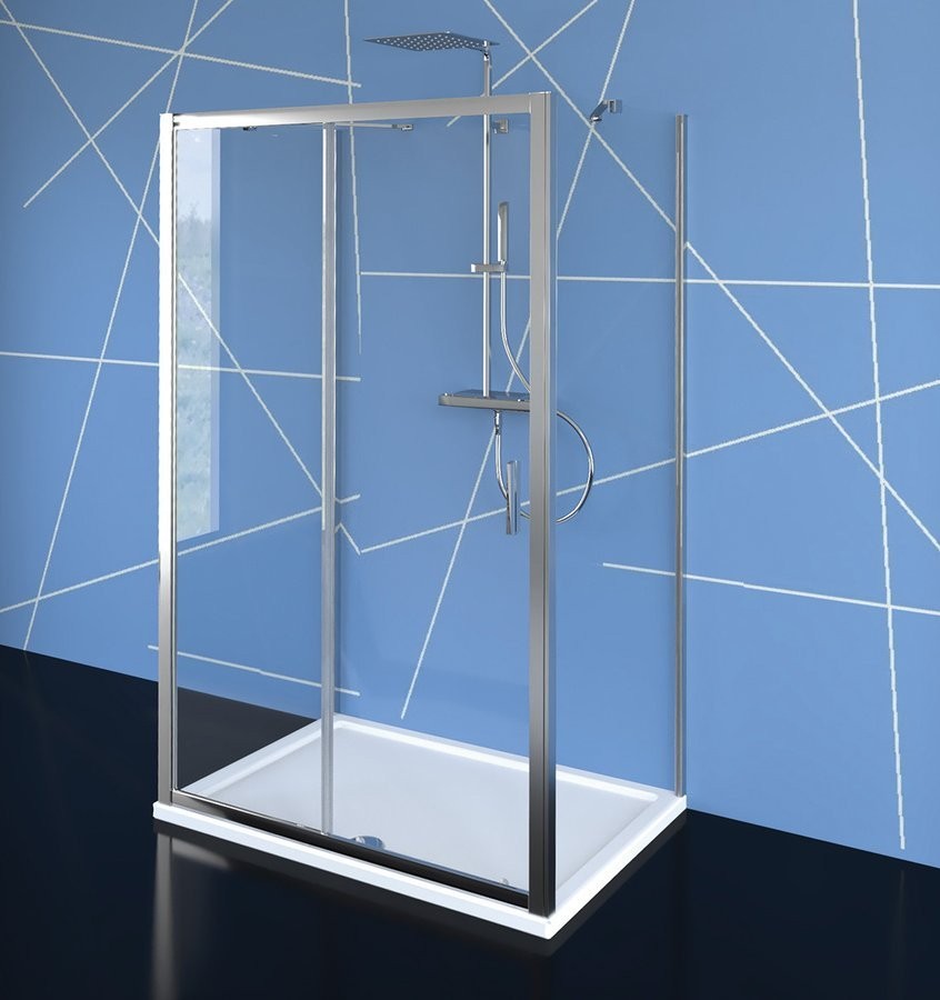 POLYSAN EASY třístěnný sprchový kout 1000x1000, L/P varianta, čiré sklo EL1015EL3415EL3415