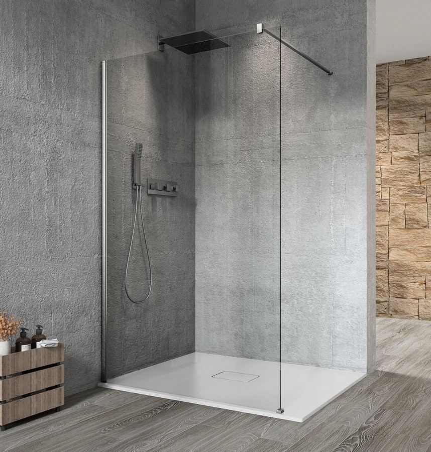 GELCO VARIO CHROME jednodílná sprchová zástěna k instalaci ke stěně, čiré sklo, 1400  GX1214GX1010