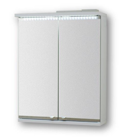 HOPA Vrchní zrcadlová skříňka NICE s LED osvětlením Rozměr A 50 cm, Rozměr B 15 cm, Rozměr C 64 cm OLNNIC50