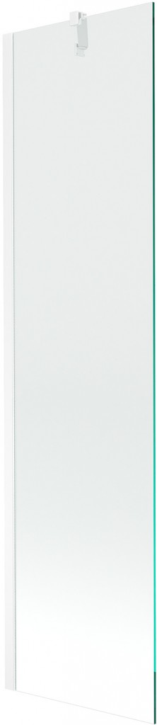 MEXEN/S Next vanová zástěna FIX 50x150 cm, transparent, bílá 895-050-000-00-00-20