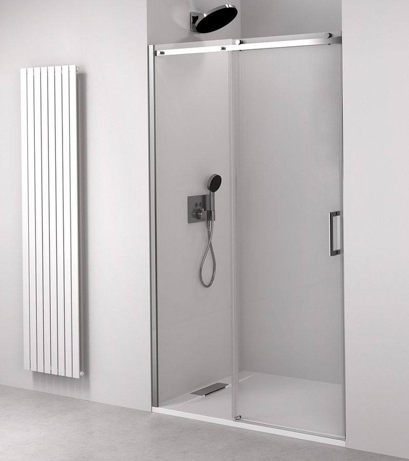 POLYSAN THRON ROUND sprchové dveře 1000 kulaté pojezdy, čiré sklo TL5010-5005