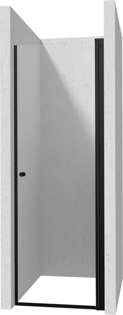 DEANTE Kerria Plus nero Sprchové dveře bez stěnového profilu, 80 cm KTSWN42P