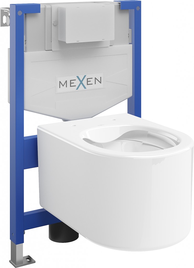 MEXEN/S WC předstěnová instalační sada Fenix XS-F s mísou WC Sofia,  bílá 6803354XX00