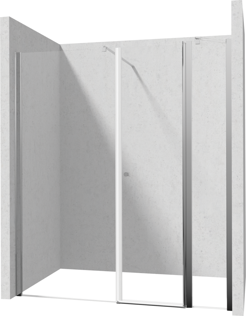 DEANTE/S Sprchové dveře výklopné 100 pevná stěna 100 KTSU043P+KTS_030P+KTS_011X KERRIA/0074