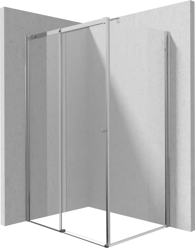 DEANTE/S Sprchový kout pevná stěna 120, posuvné dveře 110 KTS_032P+KTSP011P+KTS_0P1X KERRIA/0266