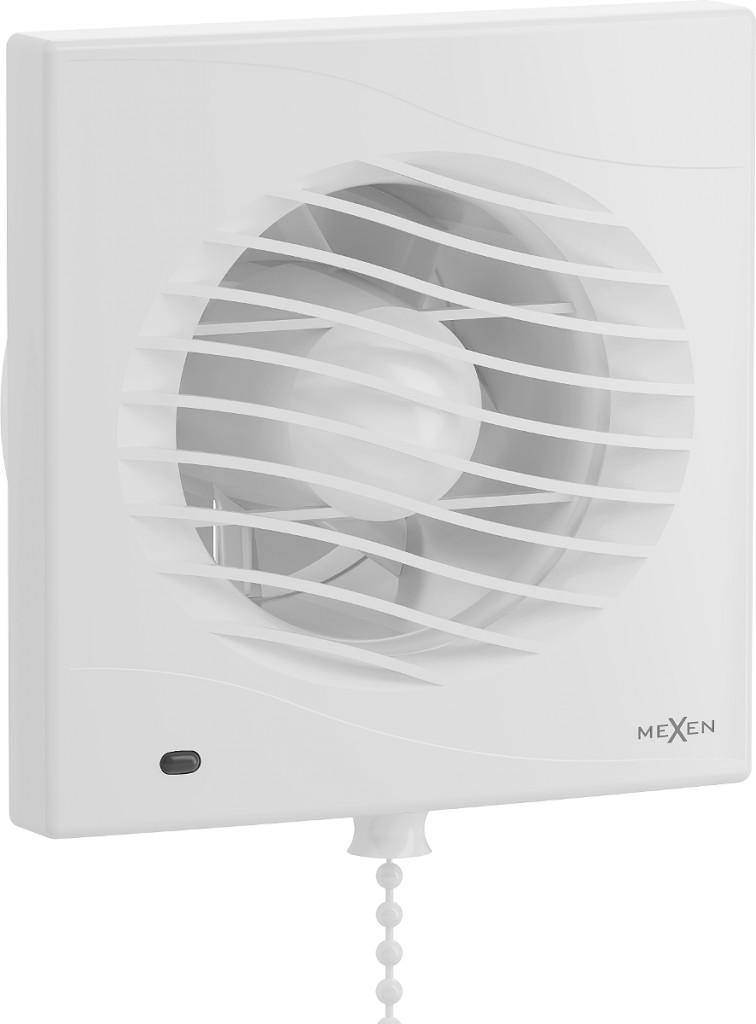 MEXEN DXS 100 koupelnový ventilátor, s vypínačem, bílá W9603-100K-00