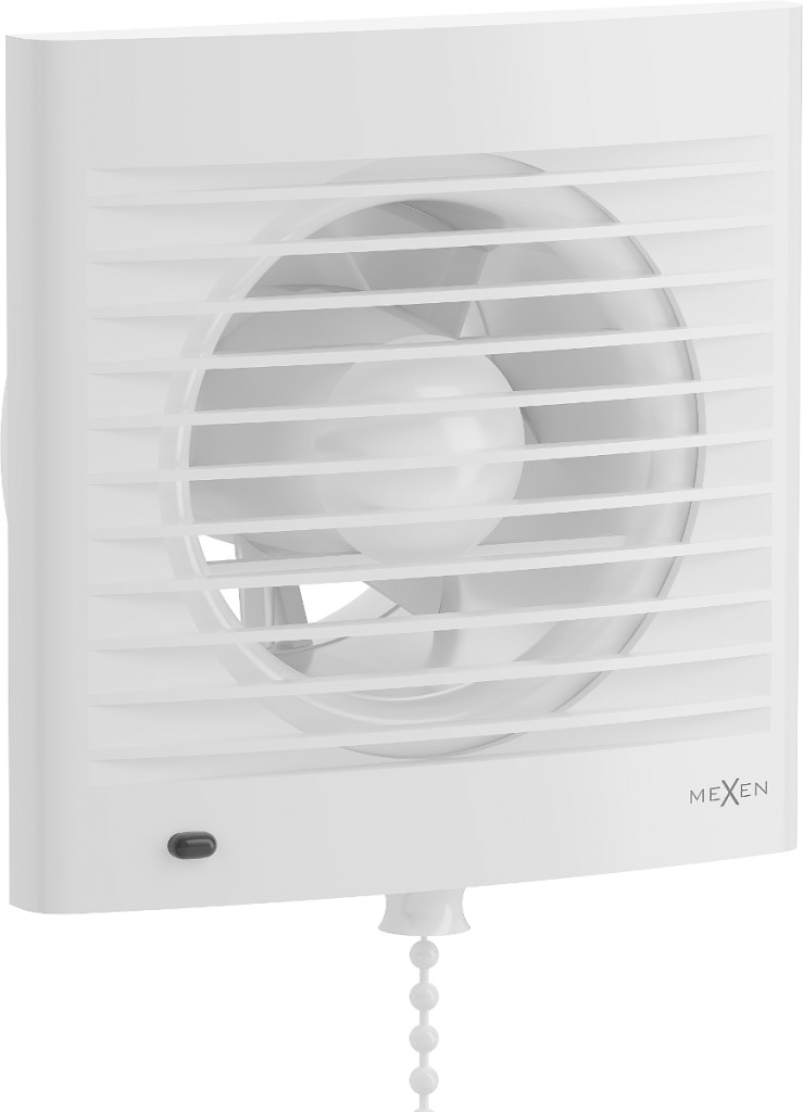 MEXEN EXS 100 koupelnový ventilátor, s vypínačem, bílá W9604-100K-00