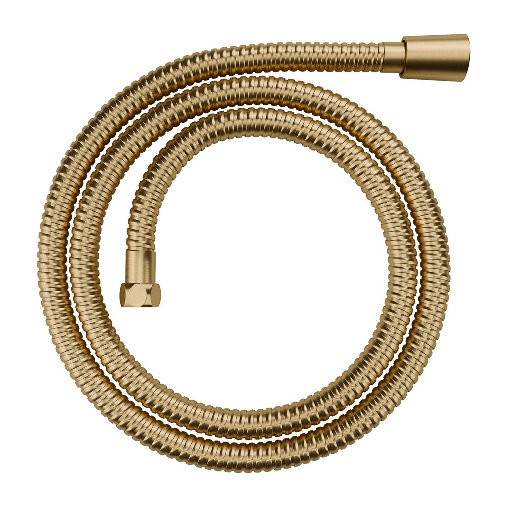 OMNIRES sprchová hadice, 125 cm zlatá kartáčovaná /GLB/ 022-XGLB