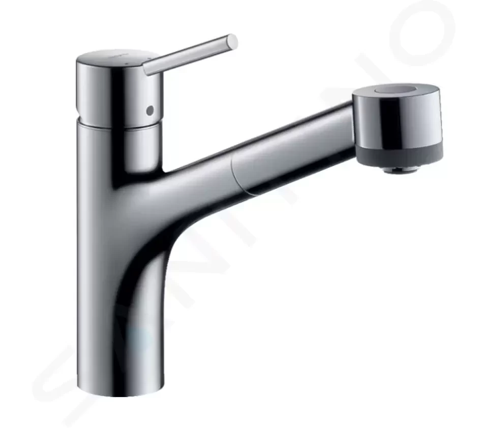 HANSGROHE Talis M52 Dřezová baterie s výsuvnou sprškou, chrom 32841000