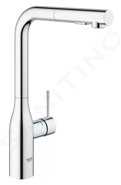 GROHE Essence Dřezová baterie s výsuvnou sprškou, chrom 30270000