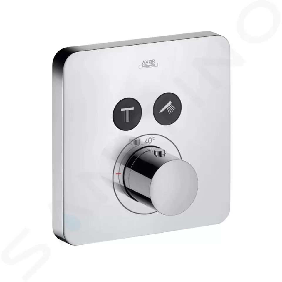 AXOR ShowerSelect Termostat pod omítku pro 2 spotřebiče, chrom 36707000