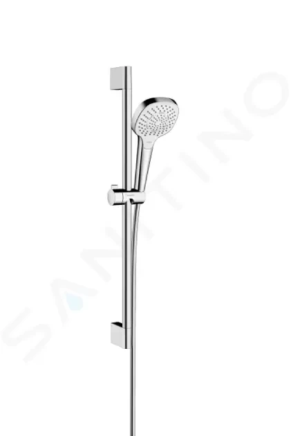 HANSGROHE Croma Select E Set sprchové hlavice, 3 proudy, tyče a hadice, bílá/chrom 26580400