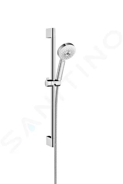 HANSGROHE Crometta 100 Sprchová souprava Multi, 3 proudy, 0,65 m, bílá/chrom 26650400