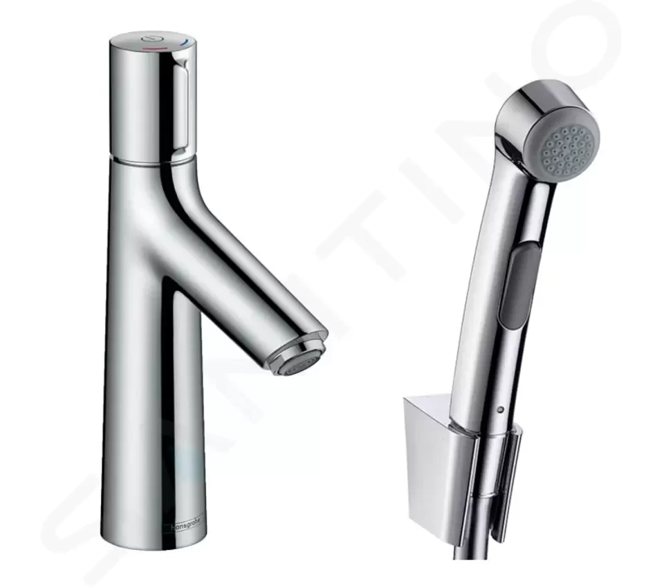 HANSGROHE Talis Select S Umyvadlová baterie 100 s ruční sprchou Bidette, chrom 72291000