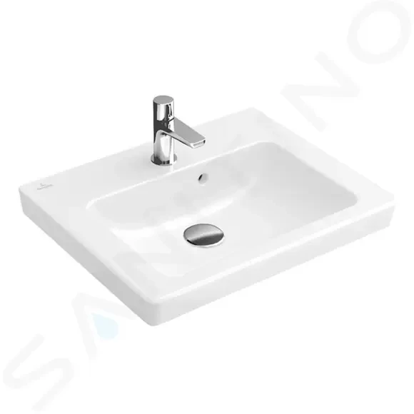 VILLEROY & BOCH Subway 2.0 Umývátko s přepadem, 450x370 mm, alpská bílá 73154501