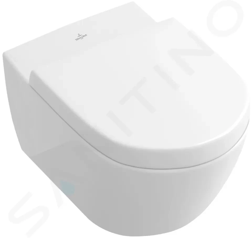 VILLEROY & BOCH Subway 2.0 Závěsné WC, Aquareduct, s CeramicPlus, alpská bílá 560010R1