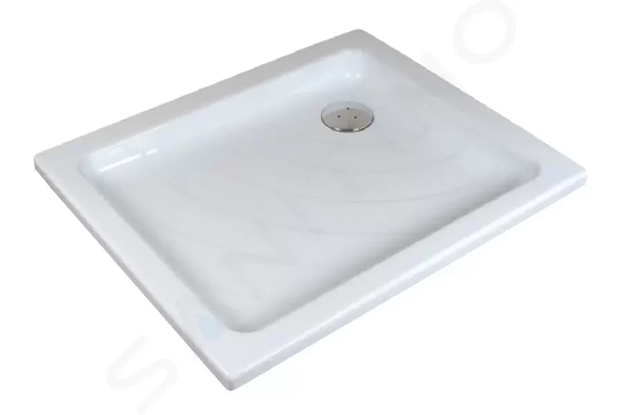 RAVAK Kaskada Sprchová vanička Aneta EX, 755x905 mm, AntiBac, bílá A003701320