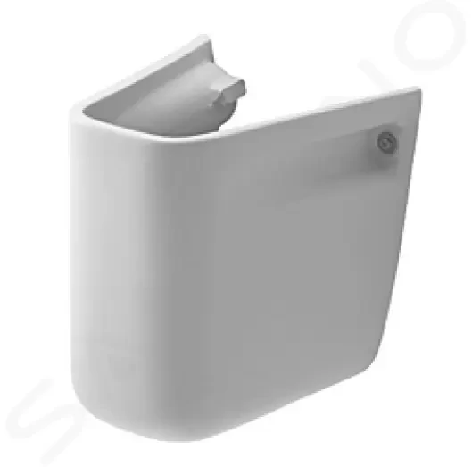 DURAVIT D-Code Polosloup pro umyvadlo, bílá 08571800002