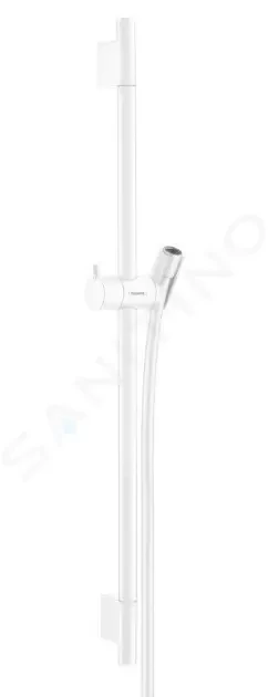 HANSGROHE Unica'S Sprchová tyč 650 mm se sprchovou hadicí, matná bílá 28632700