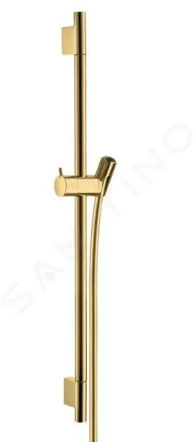 HANSGROHE Unica\'S Sprchová tyč 650 mm se sprchovou hadicí, leštěný vzhled zlata 28632990