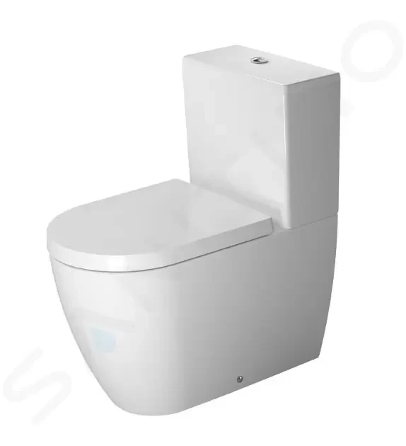 DURAVIT ME by Starck WC kombi mísa, Vario odpad, WonderGliss, bílá 21700900001