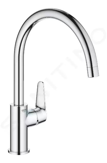 GROHE BauCurve Dřezová baterie, chrom 31536001