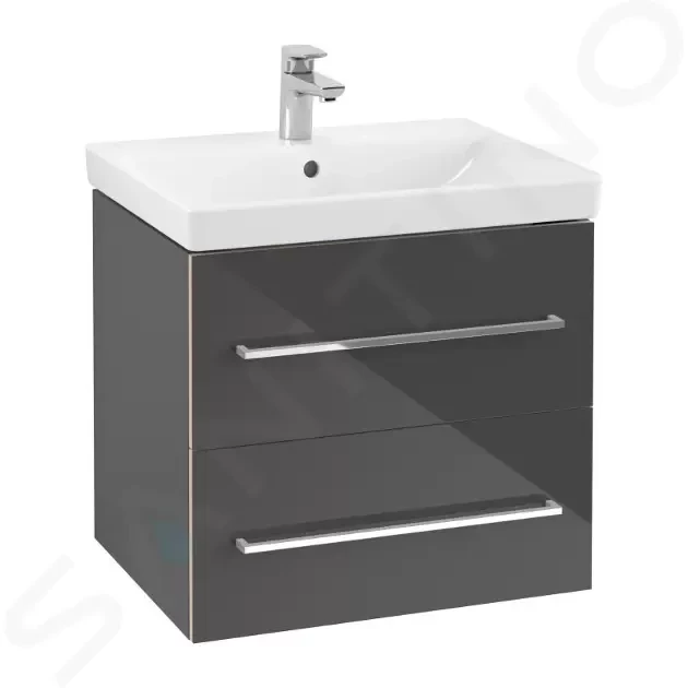 VILLEROY & BOCH Avento Umyvadlová skříňka, 580x514x452 mm, 2 zásuvky, Crystal Grey A88900B1