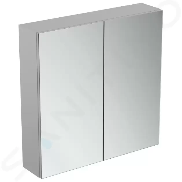 IDEAL STANDARD Mirror&Light Zrcadlová skříňka 700x700 mm, hliník T3590AL