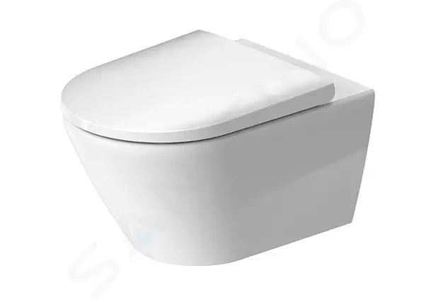 DURAVIT D-Neo Závěsné WC se sedátkem SoftClose, Rimless, bílá 45770900A1