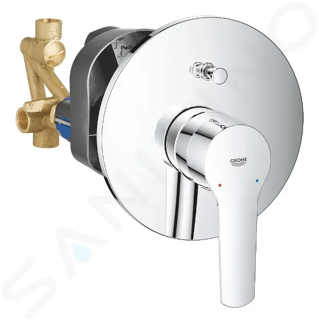 GROHE QuickFix Start Vanová baterie pod omítku s tělesem, chrom 23558002