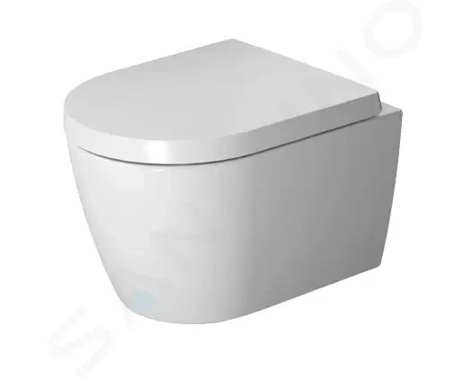 DURAVIT ME by Starck Závěsné WC Compact, Rimless, s WonderGliss, bílá/matná bílá 25300926001