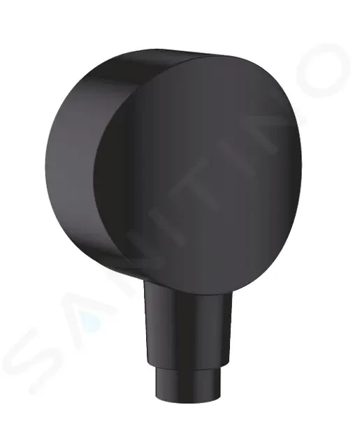HANSGROHE Fixfit Sprchové kolínko S se zpětným ventilem, matná černá 26453670