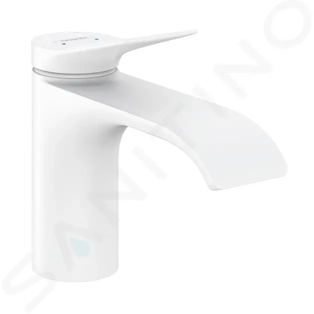 HANSGROHE Vivenis Umyvadlová baterie 80, EcoSmart, matná bílá 75012700